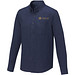 Pollux Herrenhemd mit langen Ärmeln, navy, XL