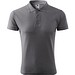Polohemd Herren Pique Polo, 2XL, stahlgrau