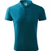 Polohemd Herren Pique Polo, S, dunkeltürkis
