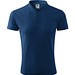Polohemd Herren Pique Polo, S, mitternachtsblau