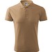 Polohemd Herren Pique Polo, S, sand