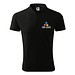 MALFINI Polohemd Herren Pique Polo, XL, schwarz