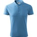 Polohemd Herren Pique Polo, XL, azureblau