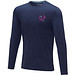 ELEVATE Herren Öko Langarmshirt Ponoka, navy, M