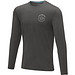 ELEVATE Herren Öko Langarmshirt Ponoka, storm grey, M