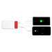 Powerbank SILICON VALLEY 10.000 mAh, rot/weiß
