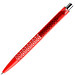 prodir® Kugelschreiber QS40 PMT Air, blaue Mine, rot/silber poliert