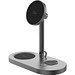 Quantum Ultra-Fast RCS 25W magnetischer Desk-Charger, grau, schwarz