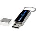 Rechteckiger Light Up USB Stick, schwarz, 4GB