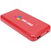 Recycelte Powerbank 10.000 mAh PRESTON, rot