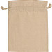 Recyceltes Baumwollsäckchen Pasadena, beige