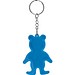 Reflektierender Schlüsselanhänger Bär, blau