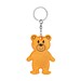 Reflektierender Schlüsselanhänger TEDDY,orange