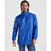 Regenjacke – leichte Windjacke mit Reißverschluss, L, Royalblau