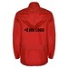 Regenjacke Island –  leichte Windjacke mit Reißverschluss, L, Rot