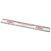 Renzo 30 cm Kunststoff-Lineal, transparent klar