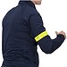 RFX™ 34 cm reflektierendes PVC Schnapparmband, neongelb