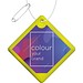 RFX™ H-09 Reflektierender PVC-Anhänger Diamant, klein, neongelb