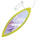 RFX™ H-12 ellipsenförmiger reflektierender PVC-Anhänger, neongelb