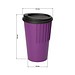 Riffel-Kaffeebecher ToGo, 300 ml, beständiges braun/schwarz