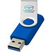 Rotate-basic USB-Stick 3.0, mittelblau, 128GB