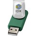 Rotate Doming USB-Stick, grün, 32GB