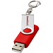 Rotate mit Schlüsselanhänger USB-Stick, hellrot, 4GB