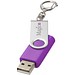 Rotate mit Schlüsselanhänger USB-Stick, lila, 16GB
