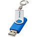 Rotate mit Schlüsselanhänger USB-Stick, mittelblau, 4GB