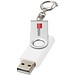 Rotate mit Schlüsselanhänger USB-Stick, weiss, 64GB