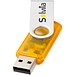 Rotate Transculent USB-Stick, orange, 2GB