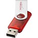 Rotate Transculent USB-Stick, rot, 2GB