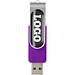 Rotate USB-Stick 3.0 mit Doming, lila, 64GB
