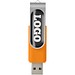 Rotate USB-Stick 3.0 mit Doming, orange, 64GB