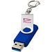 Rotate USB-Stick 3.0 mit Schlüsselanhänger, royalblau, 16GB