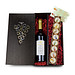 Rotwein und Schokotaler-Set