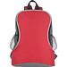 Rucksack mit Seitenfächern aus Polyester, rot