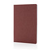 Salton Luxus Kraftpapier Notizbuch A5, kirschrot