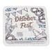 Samenpapier Bierdeckel, eckig, 1-seit. Druck