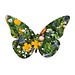 Samenpapier im Klappkärtchen, Schmetterling, 1-seit. Druck