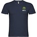 Samoyedo T-Shirt mit V-Ausschnitt für Herren, Navy Blue, 3XL
