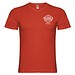 Samoyedo T-Shirt mit V-Ausschnitt für Herren, rot, XL