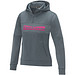 Sayan Kapuzenpullover mit halbem Reißverschluss für Damen, stahlgrau,  L