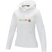 Sayan Kapuzenpullover mit halbem Reißverschluss für Damen, weiß,  S