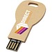 Schlüssel USB-Stick 2.0 aus recyceltem Papier, Kraftpapier, 1GB