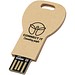 Schlüssel USB-Stick 2.0 aus recyceltem Papier, Kraftpapier, 32GB