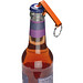 Schlüsselanhänger mit Flaschenöffner, orange