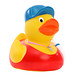 Schnabels® Bade-Ente Bademeister, gelb/rot