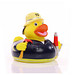 Schnabels® Bade-Ente Feuerwehr, gelb/schwarz