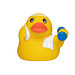 Schnabels® Bade-Ente Fitness, bunt